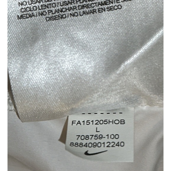 Nike Baylor Bears Windbreaker Mens L White Sideline Tyron Carrier Coach Issued - Picture 12 of 15